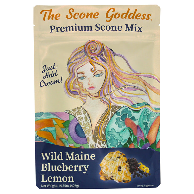 [Wholesale] Case of 6x Wild Maine Blueberry Lemon Premium Scone Mix