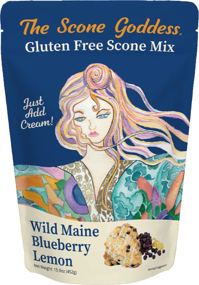 Gluten Free Wild Maine Blueberry Lemon Premium Scone Mix