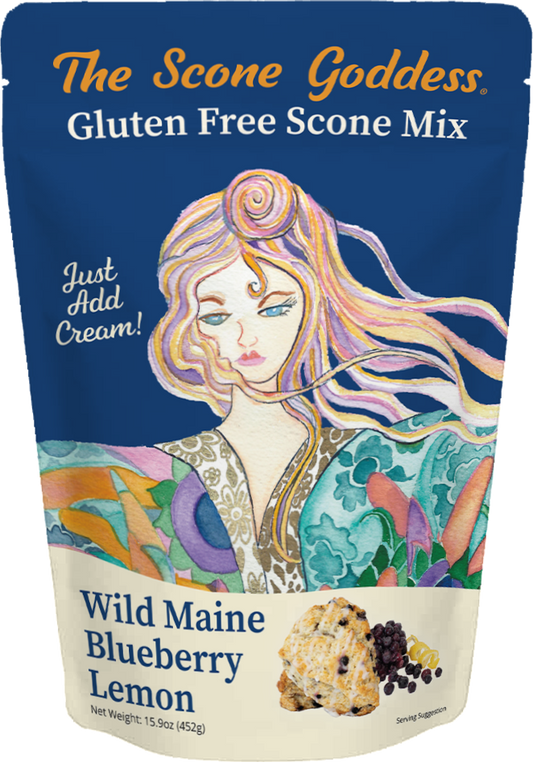 Gluten Free Wild Maine Blueberry Lemon Premium Scone Mix