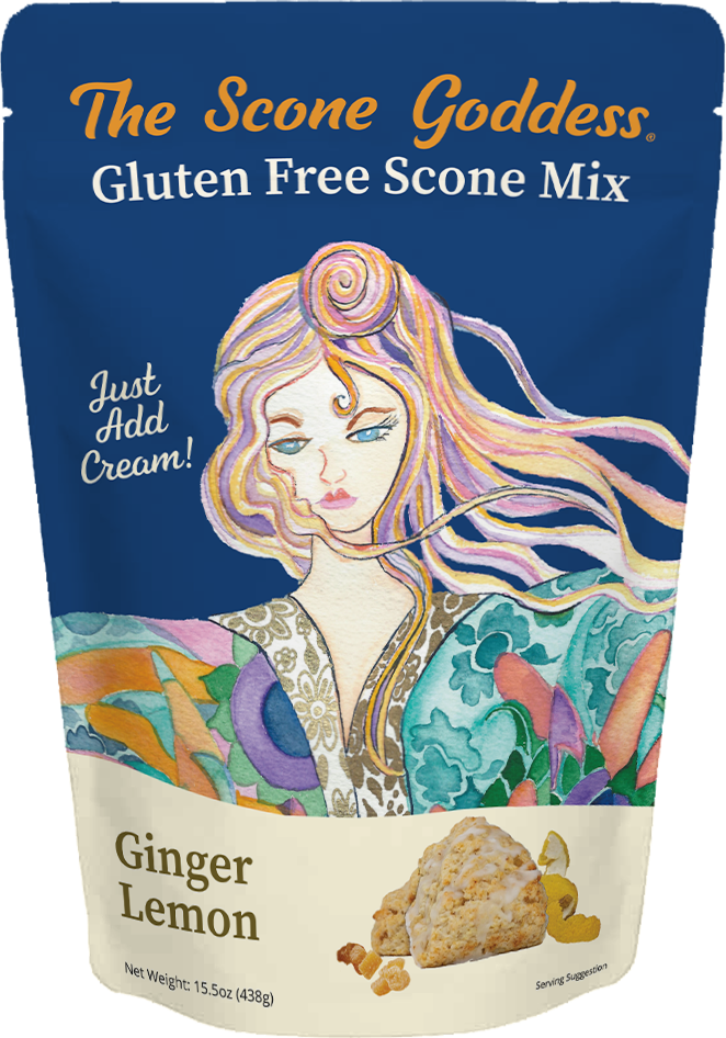 Gluten Free Ginger Lemon Premium Scone Mix