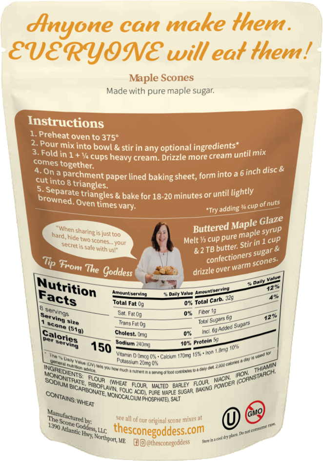 New England Maple Premium Scone Mix