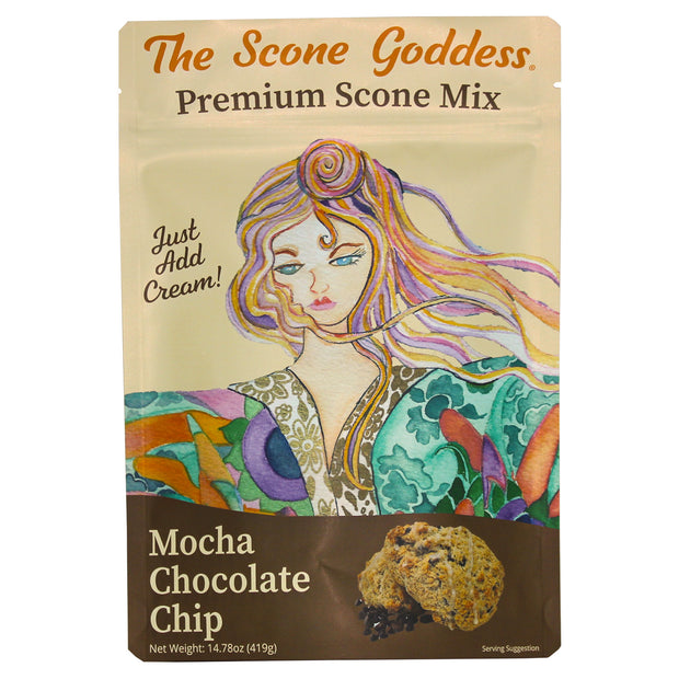 [Wholesale] Case of 6x Mocha Chocolate Chip Premium Scone Mix