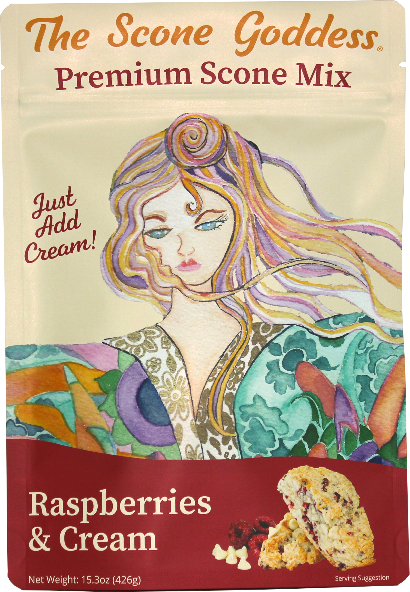 Raspberries & Cream Premium Scone Mix- NEW PRICE