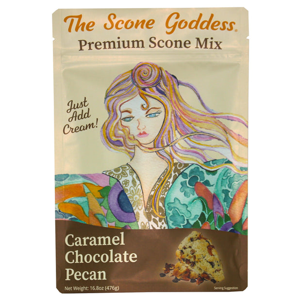 Caramel Chocolate Pecan Premium Scone Mix- PRE-ORDER SHIPS 4-26-24