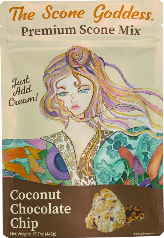 [Wholesale] Case of 6x Coconut Chocolate Chip Premium Scone Mix