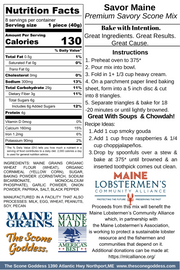 Savor Maine "The Hushpuppy of Scones"  Premium Savory Scone Mix- PRE-ORDER