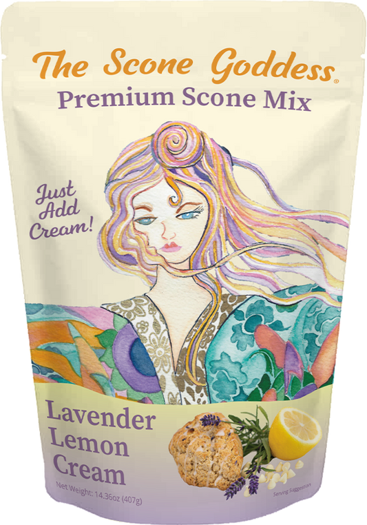 Lavender Lemon Cream Premium Scone Mix