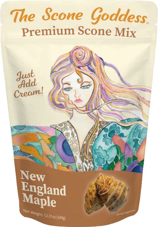 [Wholesale] Case of 6x New England Maple Premium Scone Mix