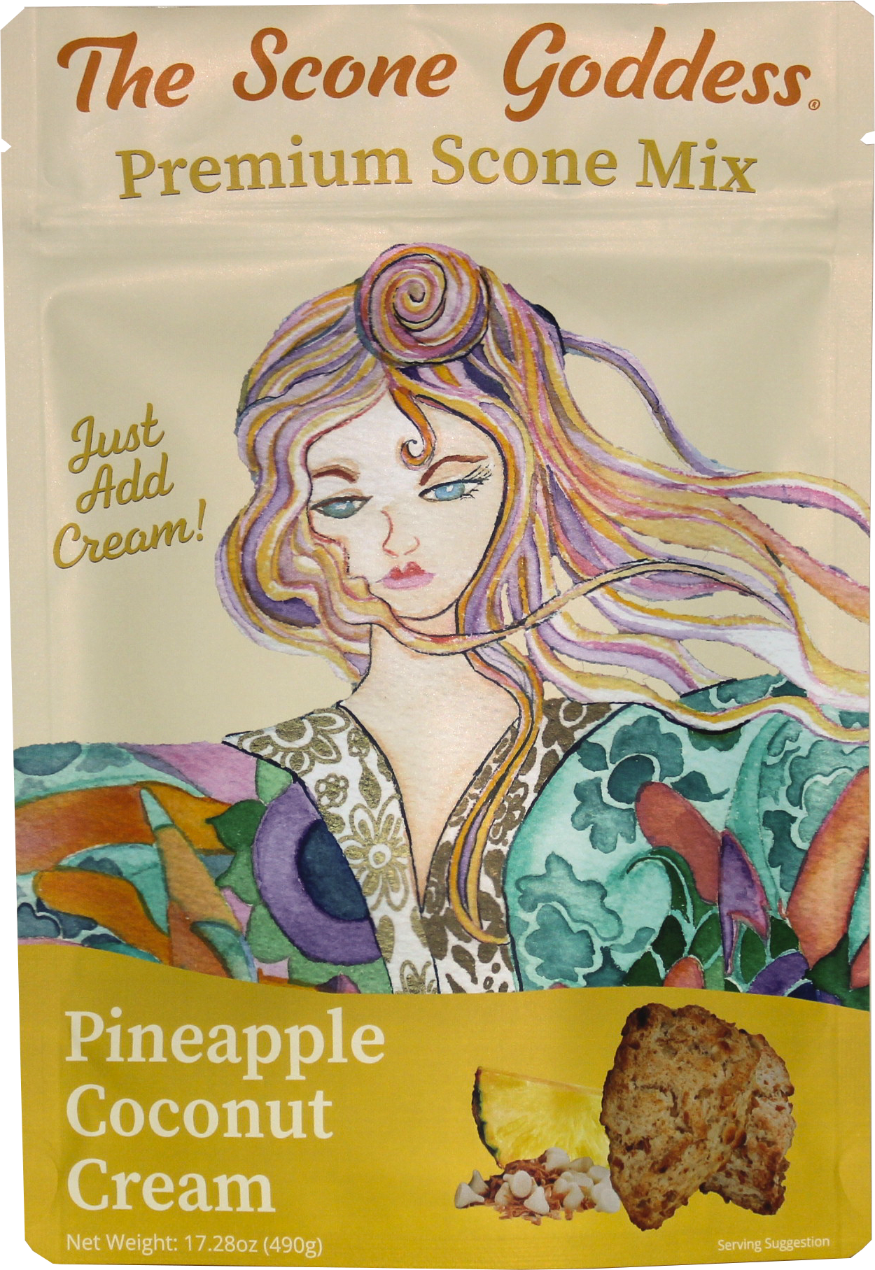 [Wholesale] Case of 6x Pineapple Coconut Cream Premium Scone Mix