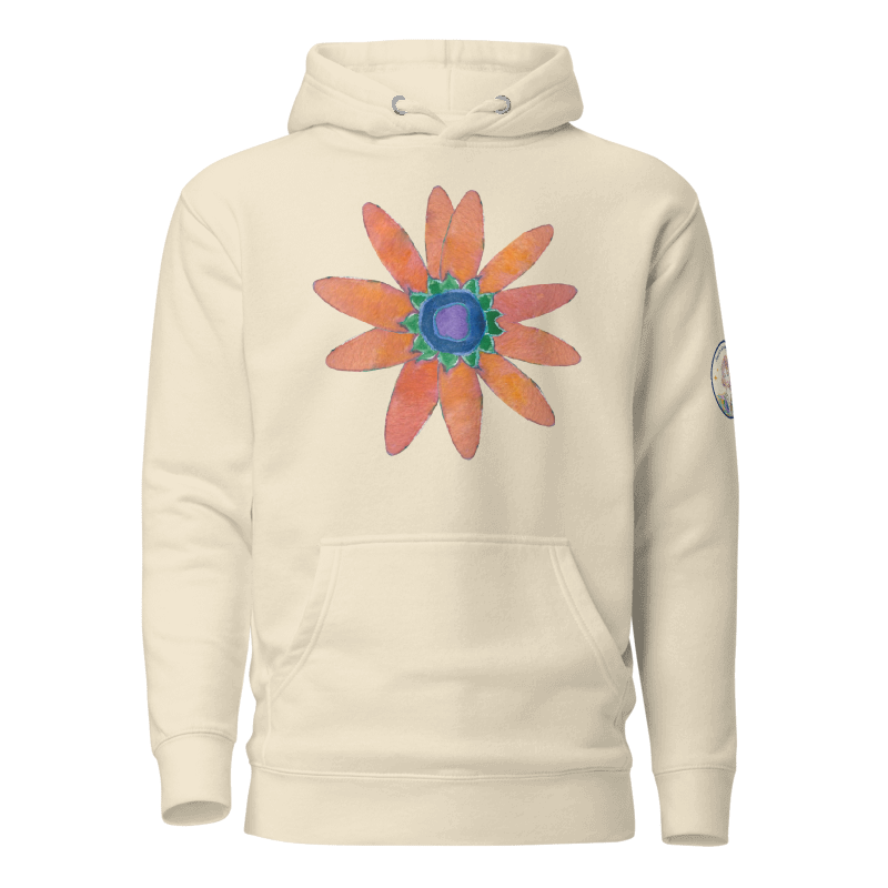Strong. Smart. Goddess Flower Hoodie
