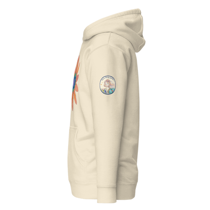 Strong. Smart. Goddess Flower Hoodie