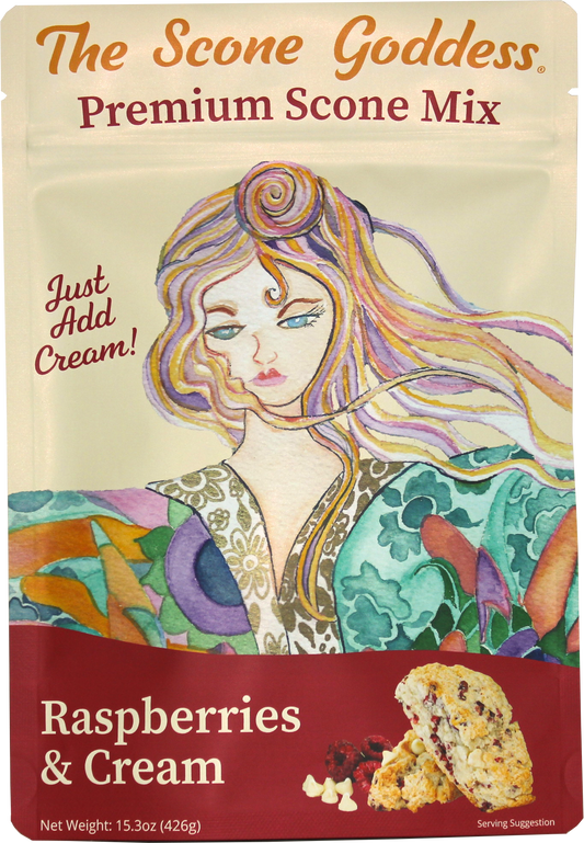 [Wholesale] Case of 6x Raspberries & Cream Premium Scone Mix- NEW PRICE