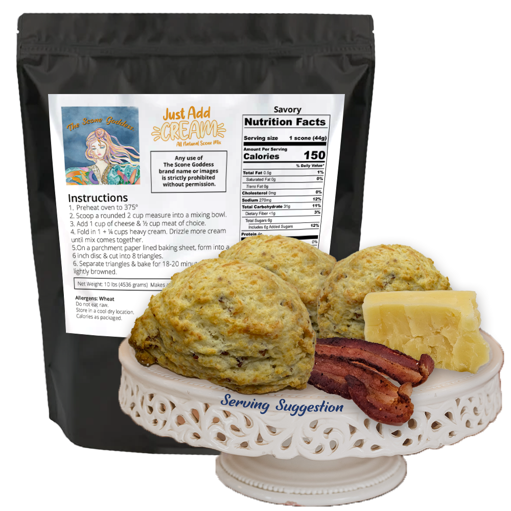 Just Add Cream - Savory Premium Scone Mix - 10lbs
