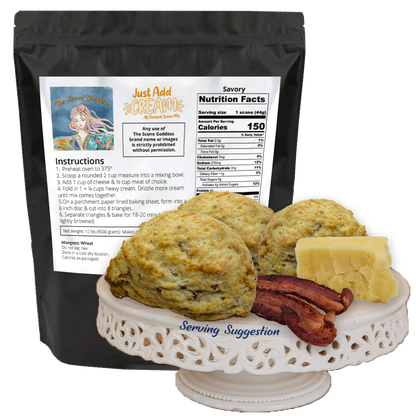 Just Add Cream - Savory Premium Scone Mix - 10lbs