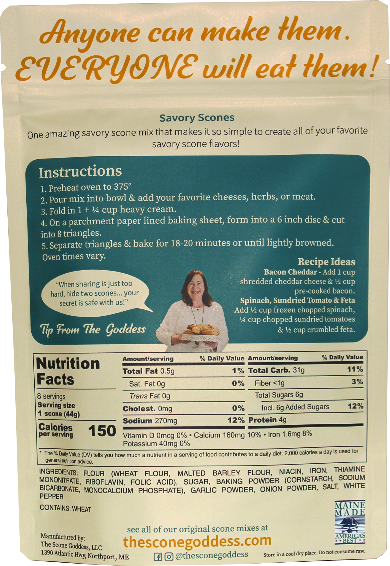Savory Premium Scone Mix