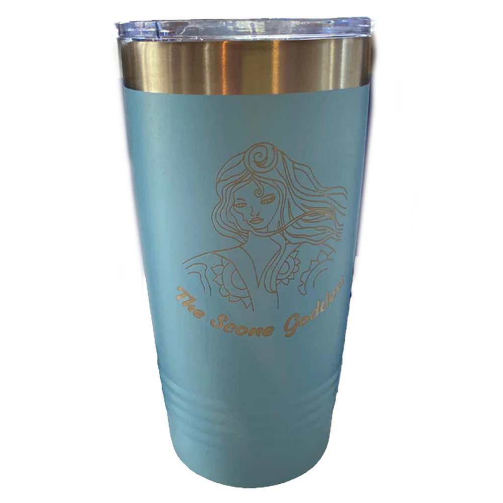 The Scone Goddess Etched Travel Tumbler